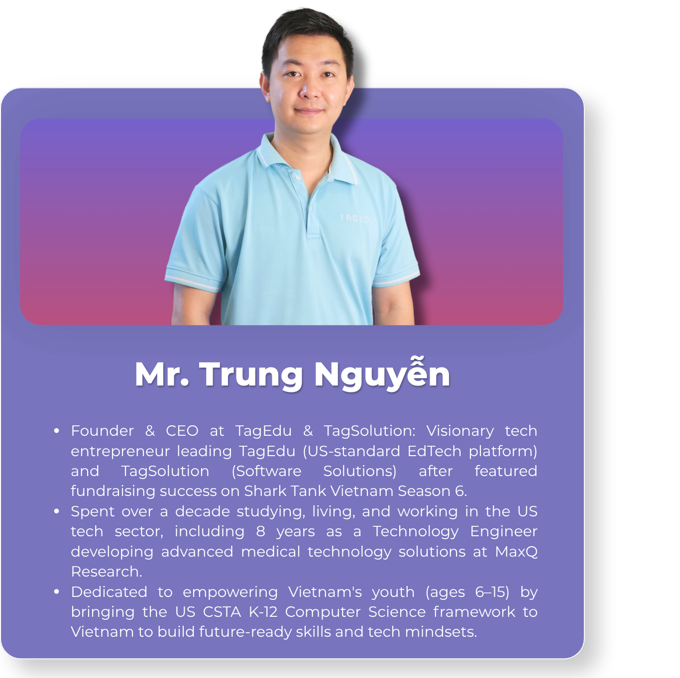 Mr. Trung Nguyễn - Board of Mentors